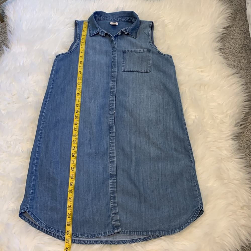 J. Crew Sleeveless Lyocell & Cotton Dress - Picture 11 of 14